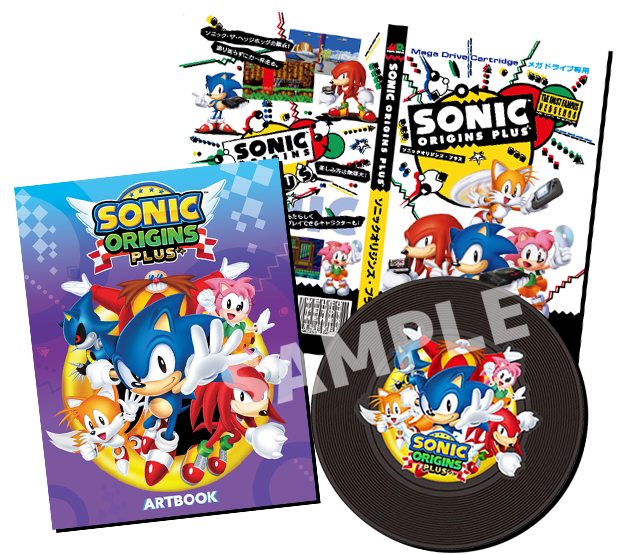 Official Sonic Origins Plus package artwork